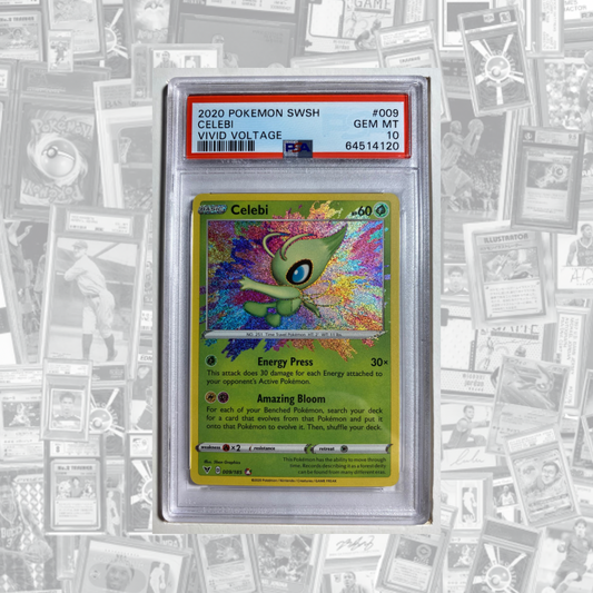 Celebi Amazing Rare PSA 10 Vivid Voltage (2020) #009/185