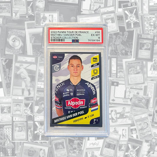 Mathieu Van Der Poel PSA 6 Panini Tour De France 2022 #56