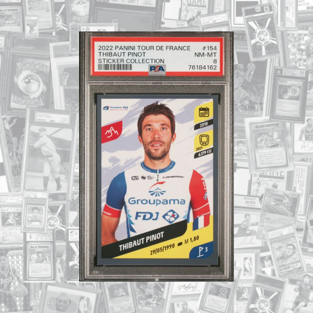 Thibaut Pinot PSA 8 (Near Mint - Mint) Panini Tour De France 2022 #154