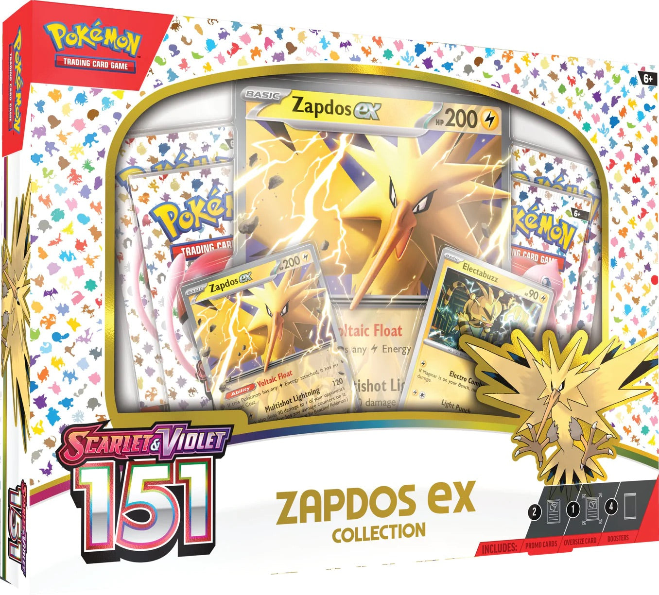 Pokémon TCG: Scarlet & Violet: '151' Zapdos ex Collection