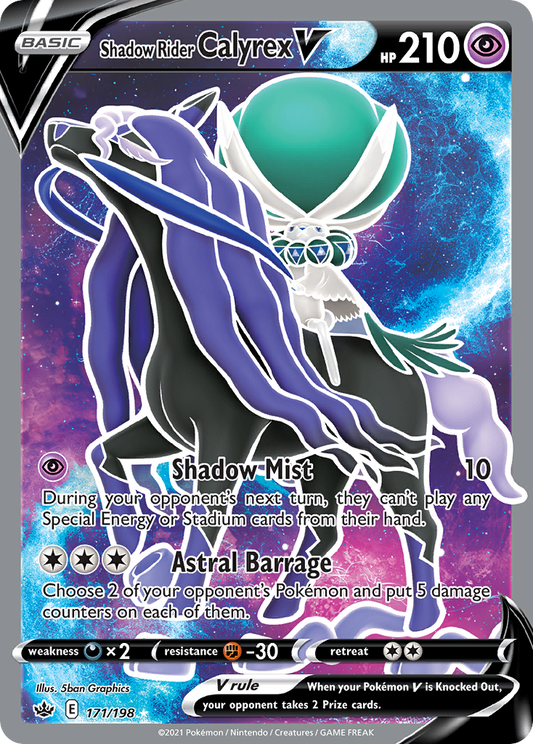 171/198 Shadow Rider Calyrex V