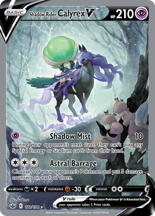 172/198 Shadow Rider Calyrex V