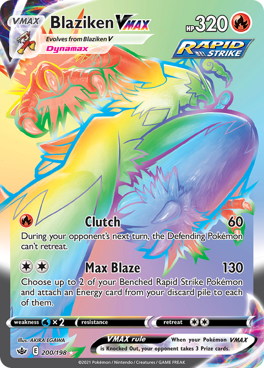 200/198 Blaziken VMAX