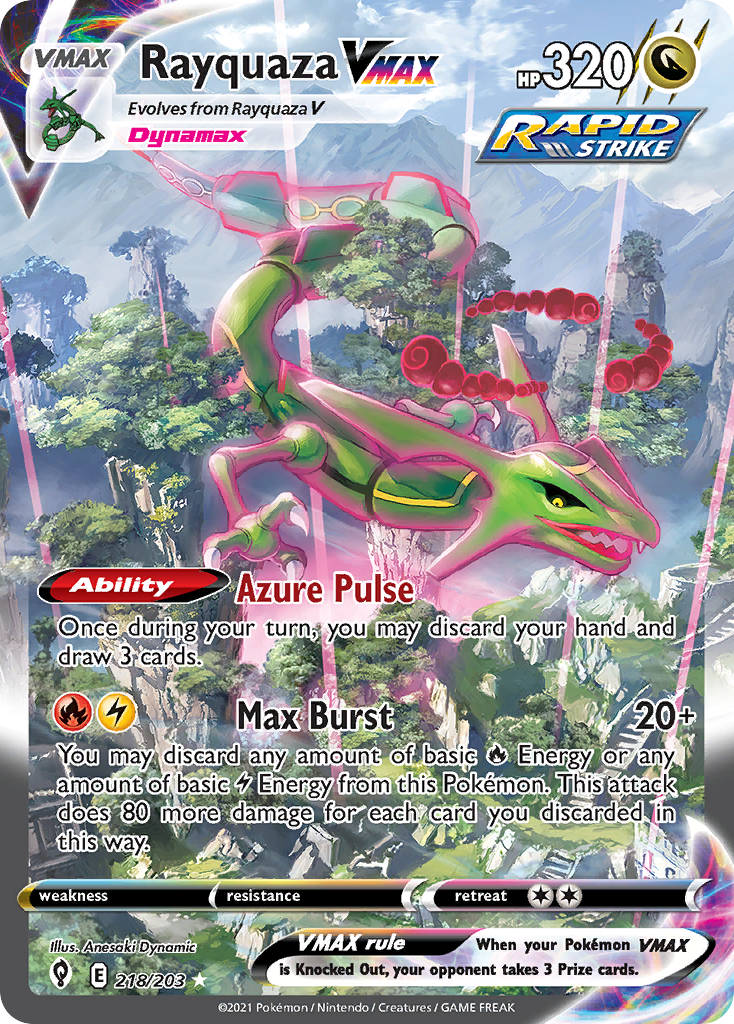 218/203 Rayquaza VMAX