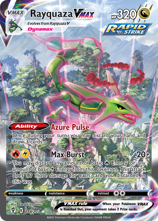 218/203 Rayquaza VMAX