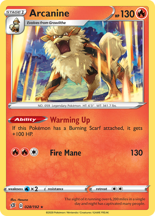 028/192 Arcanine