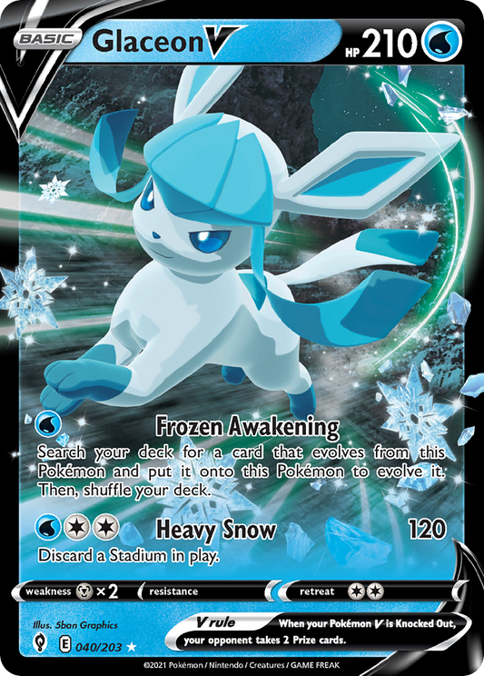 040/203 Glaceon V