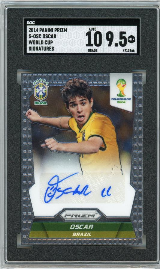 Oscar SGC 9.5 l Auto 10 - WC Panini Prizm 2014 - #S-OSC