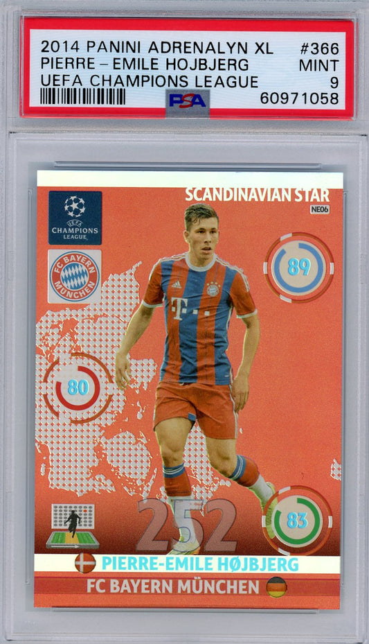 Pierre-Emile Højbjerg PSA 9 - 2014 Panini Adrenalyn XL #366